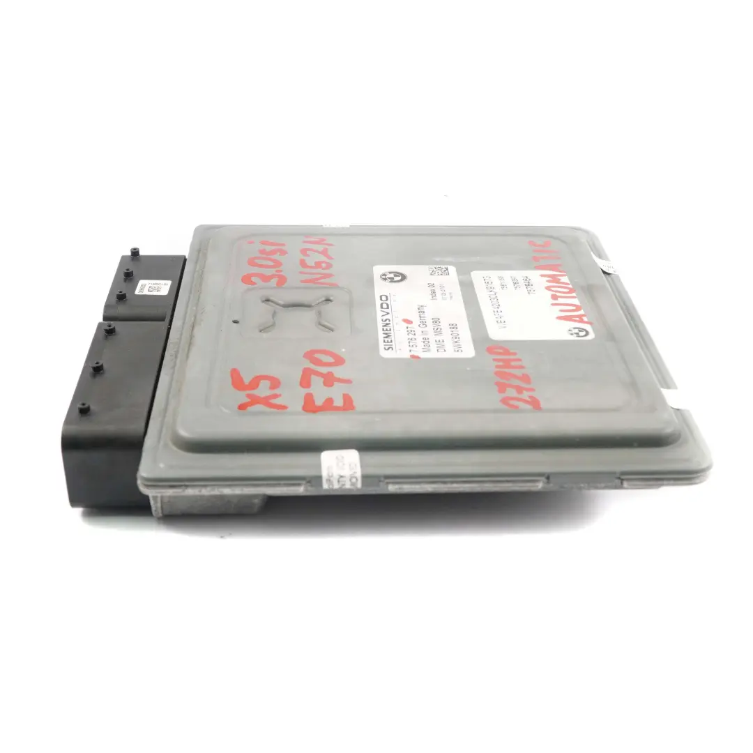 BMW X5 E70 3.0si 272HP N52N ECU Engine Control Unit Kit DME Automatic - SKU 7576297 - Part number 7576297