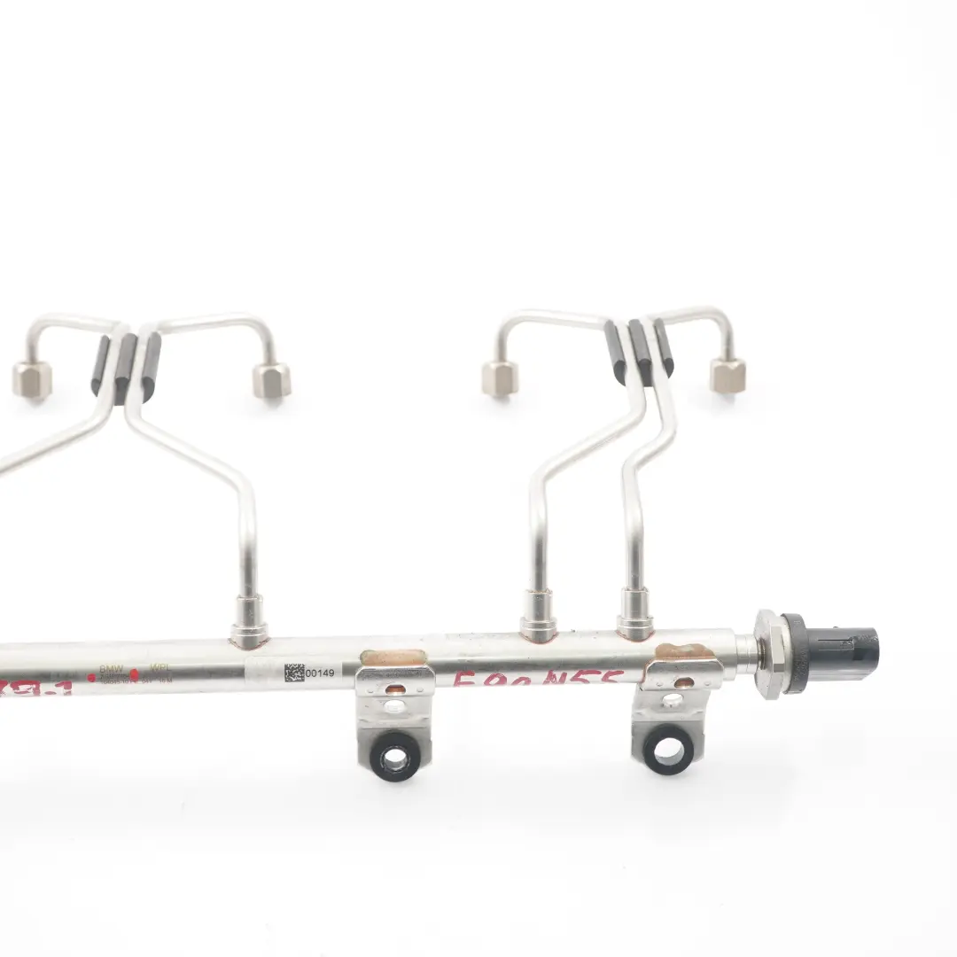 Rail BMW E90 LCI F20 F30 Petrol M135i 335i N55 Injector System to Fuel with Part number 7576779 Fuel Rail BMW E90 LCI F20 F30 Petrol M135i 335i N55 Injector System - SKU 7576779-1 - Part number 7576779