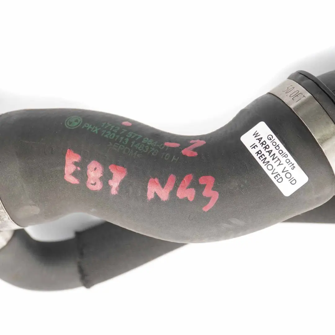 N43 Schlauch Motor Vorlauf Kühler Benzin für BMW E81 E87 LCI 116i mit Teilenummer 7577964 BMW E81 E87 LCI 116i N43 Schlauch Motor Vorlauf Kühler Benzin - SKU 7577964-2 - Teilenummer 7577964