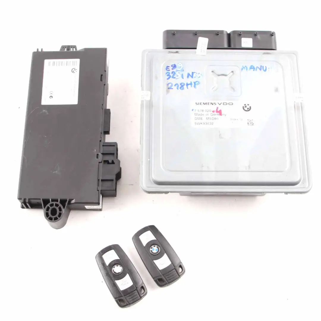 BMW E60 E90 325i 525i N53 218HP ECU Kit DME + CAS3 + Llave Automatica - SKU 7578020-4 - Número de pieza 7578020