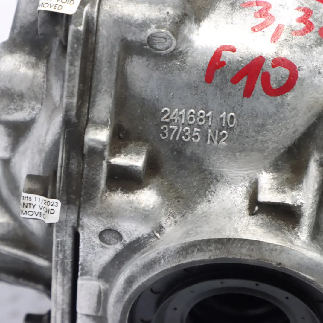 Differential Diff 3,38 Ratio 4598071 WARRANTY to BMW F10 F11 Rear with Part number 7578150 BMW F10 F11 Rear Differential Diff 3,38 Ratio 4598071 WARRANTY - SKU 7578150-1 - Part number 7578150