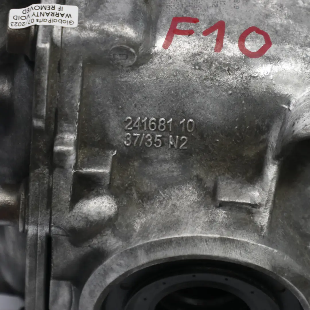 Differential Diff 3,38 Ratio 7578149 WARRANTY to BMW F10 F11 Rear with Part number 7578150 BMW F10 F11 Rear Differential Diff 3,38 Ratio 7578149 WARRANTY - SKU 7578150 - Part number 7578150