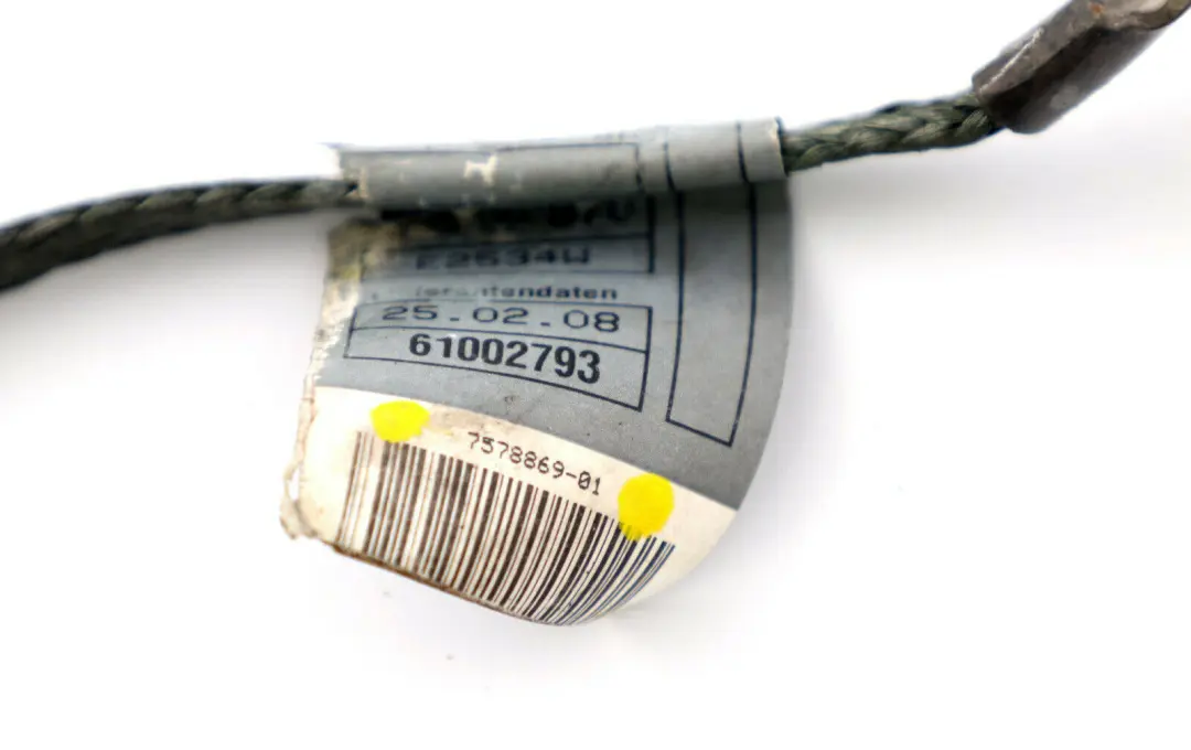 Kabel Band Entstörung für BMW 1 3 E81 E87 LCI E90 E91 Motor mit Teilenummer 7578869 BMW 1 3 E81 E87 LCI E90 E91 Motor Kabel Band Entstörung - SKU 7578869 - Teilenummer 7578869