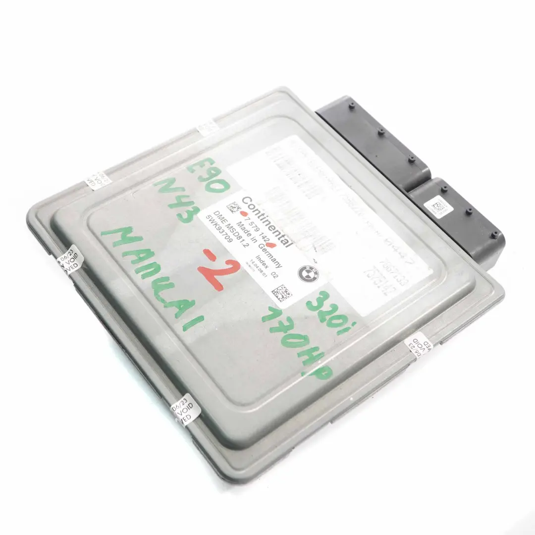 Essence N43 170HP ECU du moteur DME Manuel pour BMW E81 E87 LCI E90 120i 320i à propos du numéro de pièce 7579142 BMW E81 E87 LCI E90 120i 320i Essence N43 170HP ECU du moteur DME Manuel - SKU 7579142-2 - Numéro de pièce 7579142