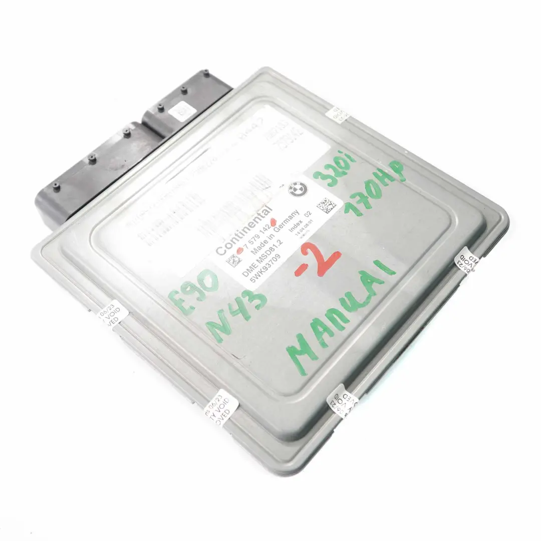 BMW E81 E87 LCI E90 120i 320i Petrol N43 170HP Engine ECU DME Manual - SKU 7579142-2 - Part number 7579142