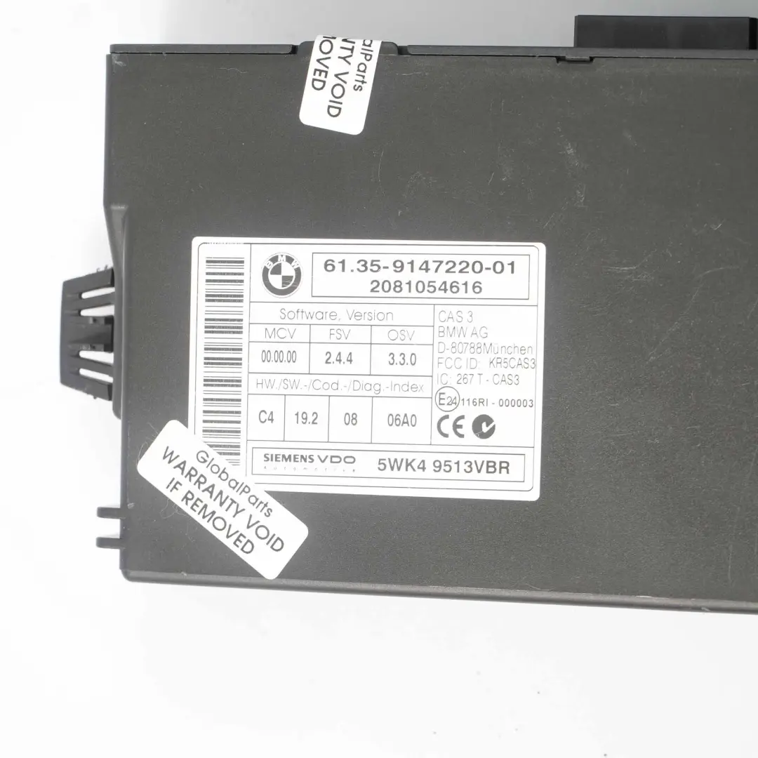 BMW E87 LCI E90 118i 318i N43 Benzin Motor ECU DME CAS3 Schalgetriebe - SKU 7579142-7 - Teilenummer 7579142