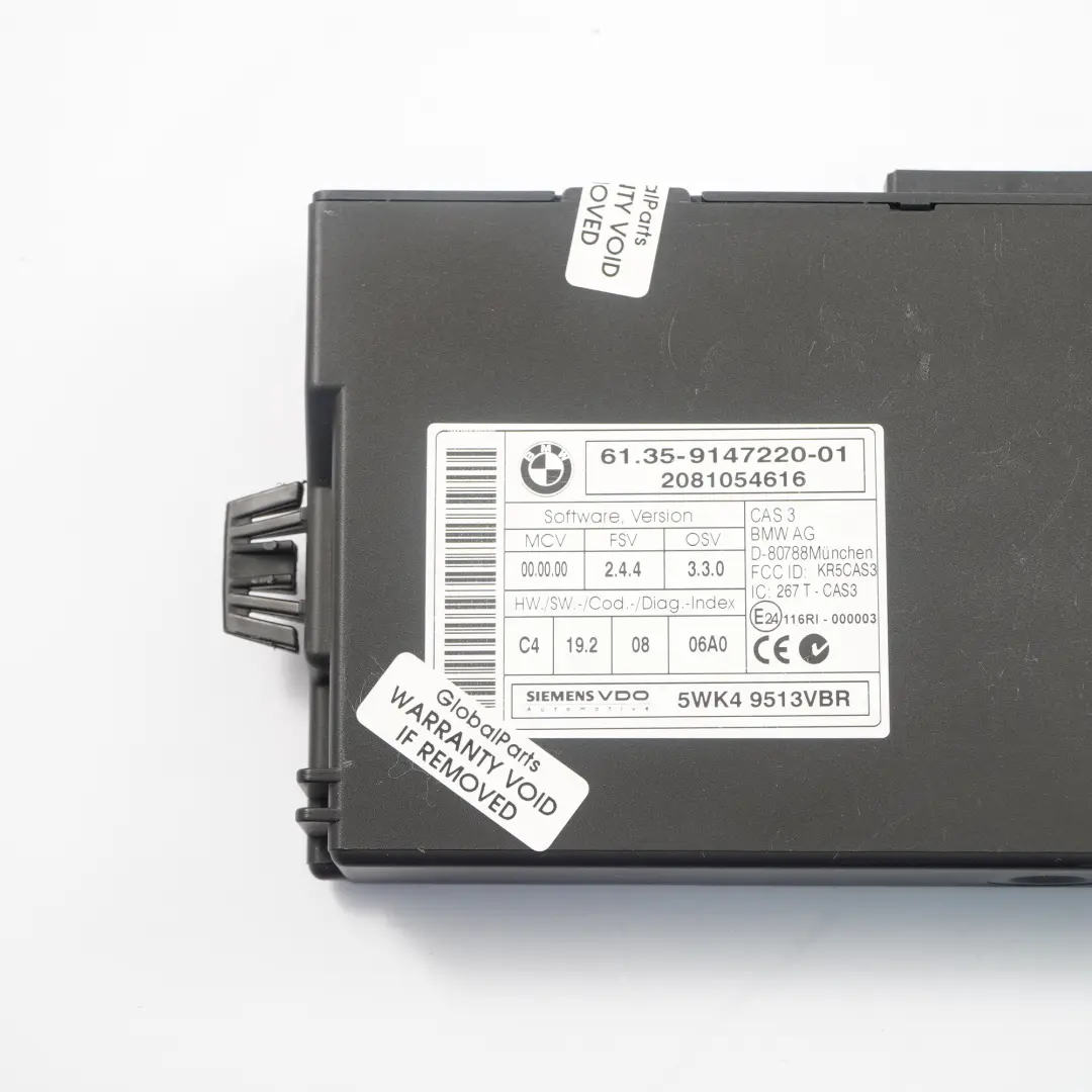 BMW E87 LCI E90 118i 318i Gasolina ECU Kit Motor N43 DME Llave Manual - SKU 7579142-7 - Número de pieza 7579142