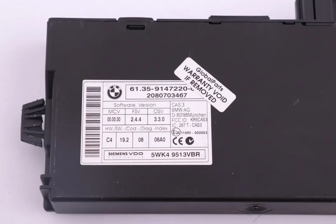 BMW 1 3 Series E87 LCI E90 318i N43 ECU KIT DME CAS3 2 Keys Automatic - SKU 7579142-8 - Part number 7579142