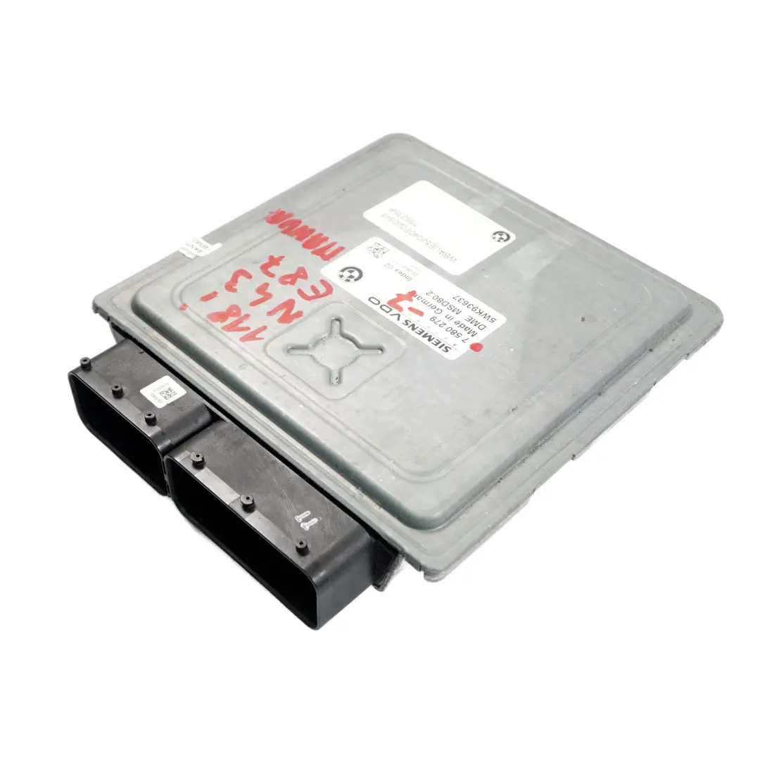 BMW E87 LCI E90 118i 318i N43 143HP ECU Engine Control Unit DME Manual - SKU 7580279-7 - Part number 7580279