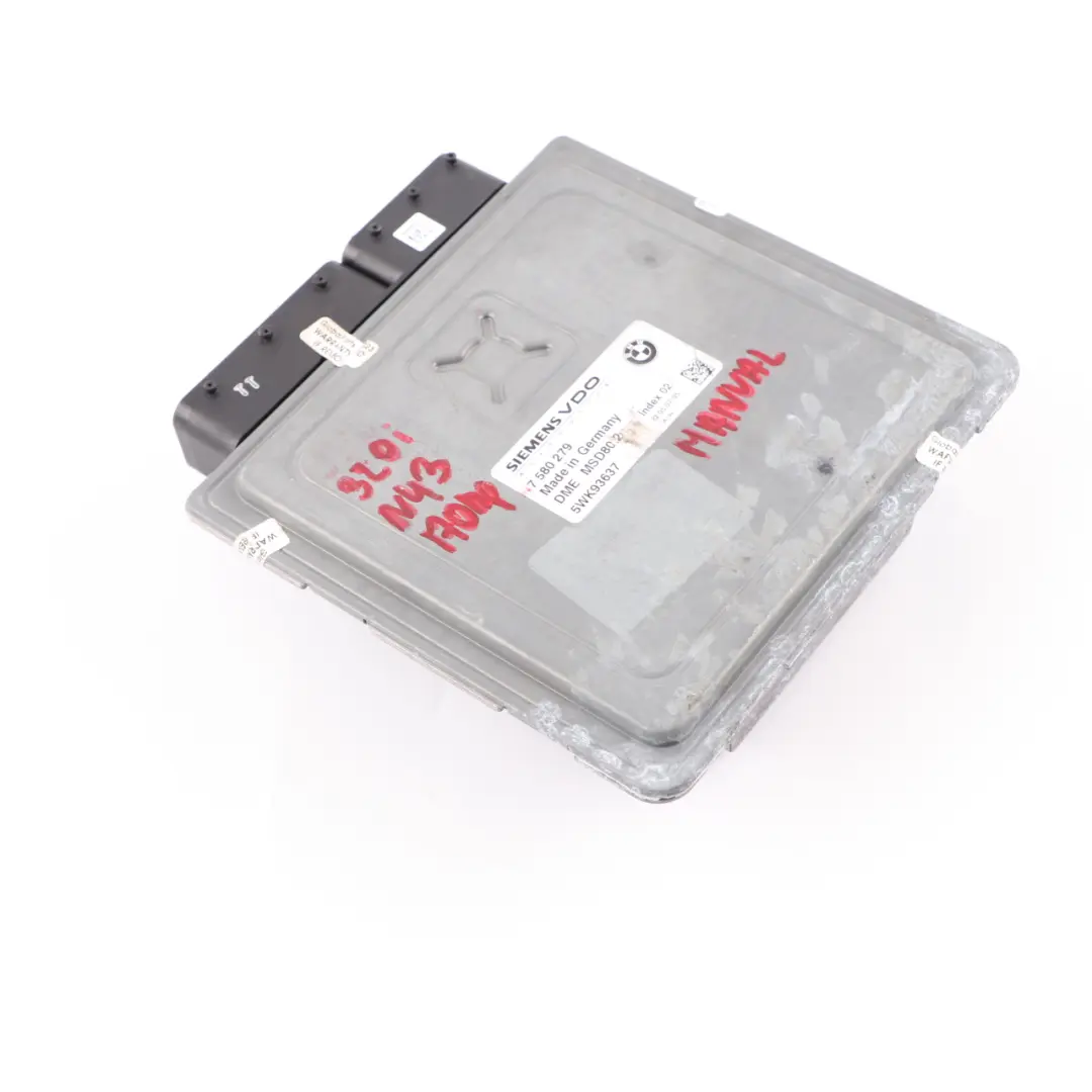 N43 170HP ECU Unidad Control del Motor DME Manual para BMW E87 LCI E90 320i con número de pieza 7580279 BMW E87 LCI E90 320i N43 170HP ECU Unidad Control del Motor DME Manual - SKU 7580279 - Número de pieza 7580279