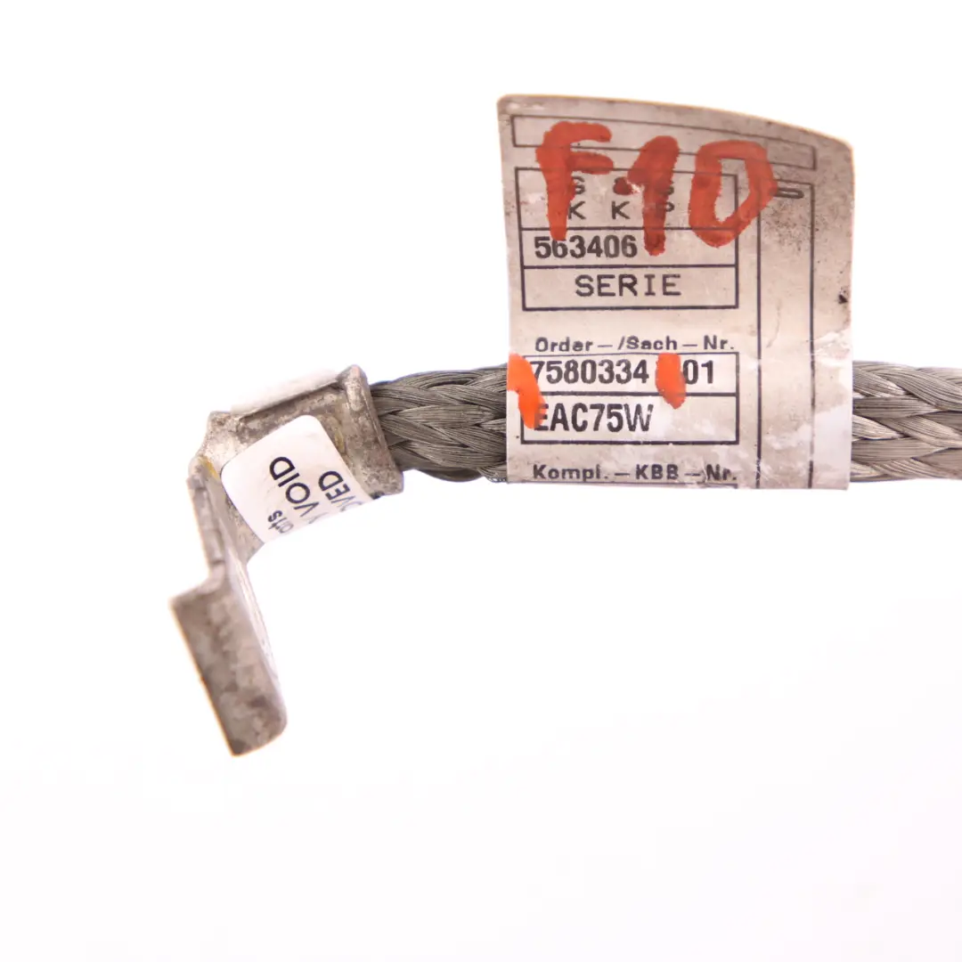 Câble De Terre Pour Batterie BMW F10 F11 F13 F01 Et Câblage Moteur pour à propos du numéro de pièce 7580334 Câble De Terre Pour Batterie BMW F10 F11 F13 F01 Et Câblage Moteur - SKU 7580334 - Numéro de pièce 7580334