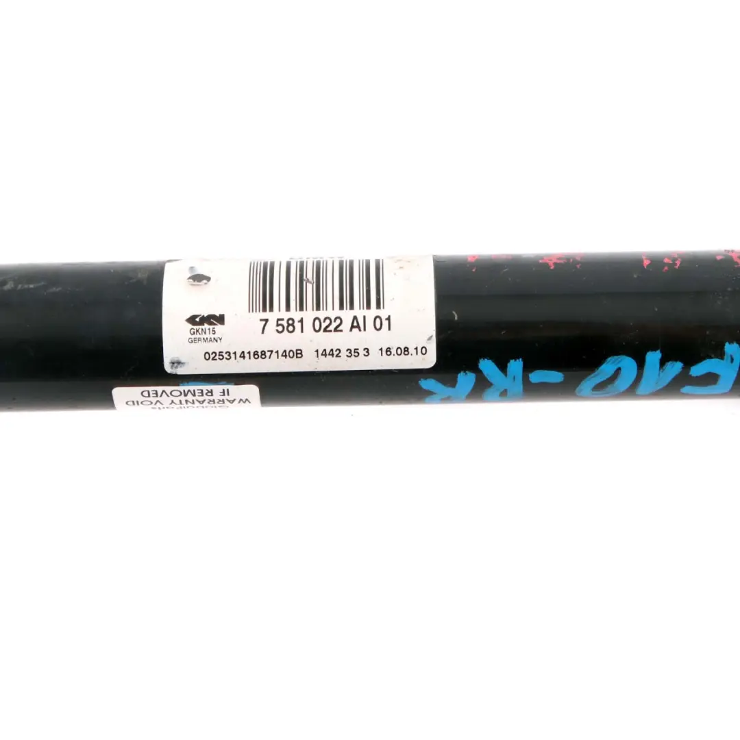 Albero posteriore BMW F10 F11 N20 N47N N55 N57 Albero destro D=31MM per con numero di parte 7581021 Albero posteriore BMW F10 F11 N20 N47N N55 N57 Albero destro D=31MM - SKU 7581022 - Numero di parte 7581021