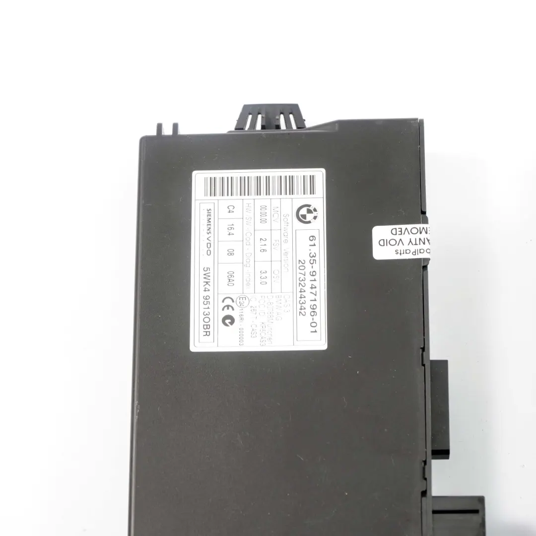 N52N 258HP Engine ECU Kit DME + CAS3 + Key Manual BMW E81 E87 LCI 130i - SKU 7581123-1 - Part number 7581123