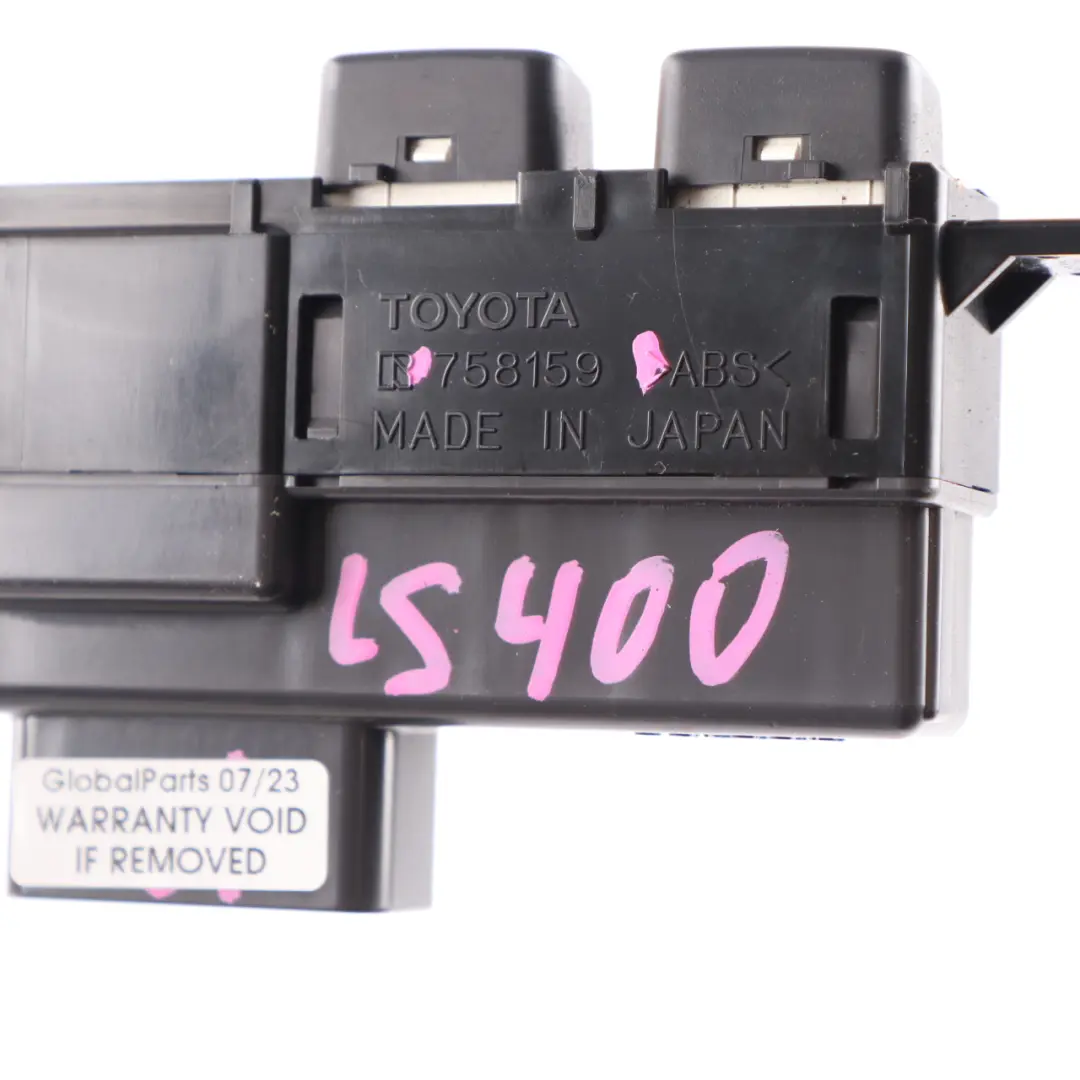 Lexus LS400 Switch Panel Heated Seats Control Unit - SKU 758159 - Part number 758159