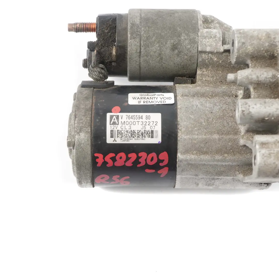 Mini Cooper One R55 R56 R60 R61 Motor De arranque Mitsubishi 7645594 - SKU 7582309-1 - Número de pieza 7582309