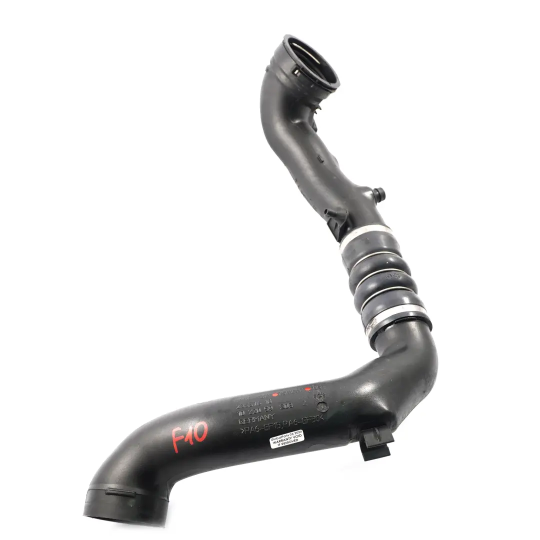 Pipe BMW F10 F13 Petrol N55 Induction Charge Air Cooler Line to Intercooler with Part number 7582314 Intercooler Pipe BMW F10 F13 Petrol N55 Induction Charge Air Cooler Line - SKU 7582314-1 - Part number 7582314