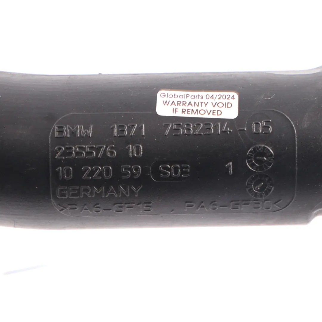 N55 Tuyau Échangeur Thermique Refroidisseur Air Suralimentation pour BMW F10 à propos du numéro de pièce 7582314 BMW F10 N55 Tuyau Échangeur Thermique Refroidisseur Air Suralimentation - SKU 7582314 - Numéro de pièce 7582314