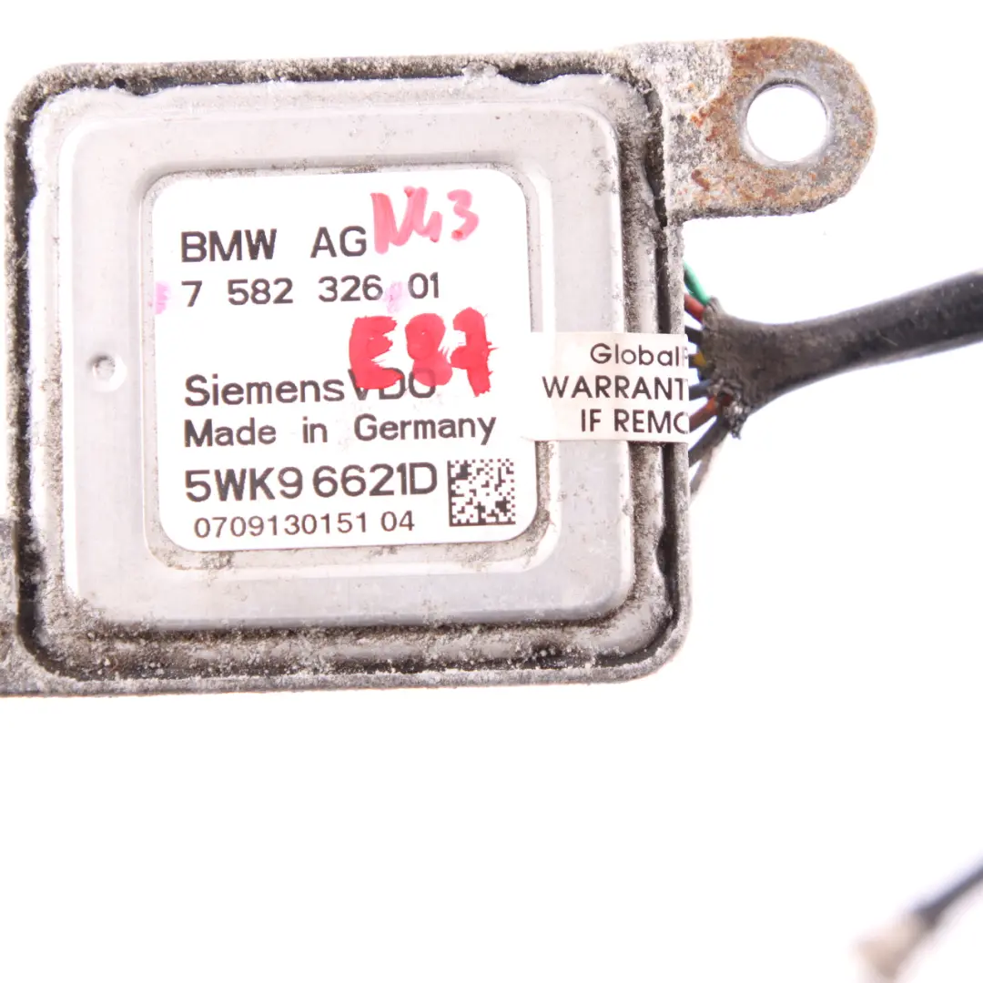 NOx Sensor BMW E81 E87 LCI E90 E91 E92 Petrol N43 to with Part number 7582326 NOx Sensor BMW E81 E87 LCI E90 E91 E92 Petrol N43 - SKU 7582326 - Part number 7582326
