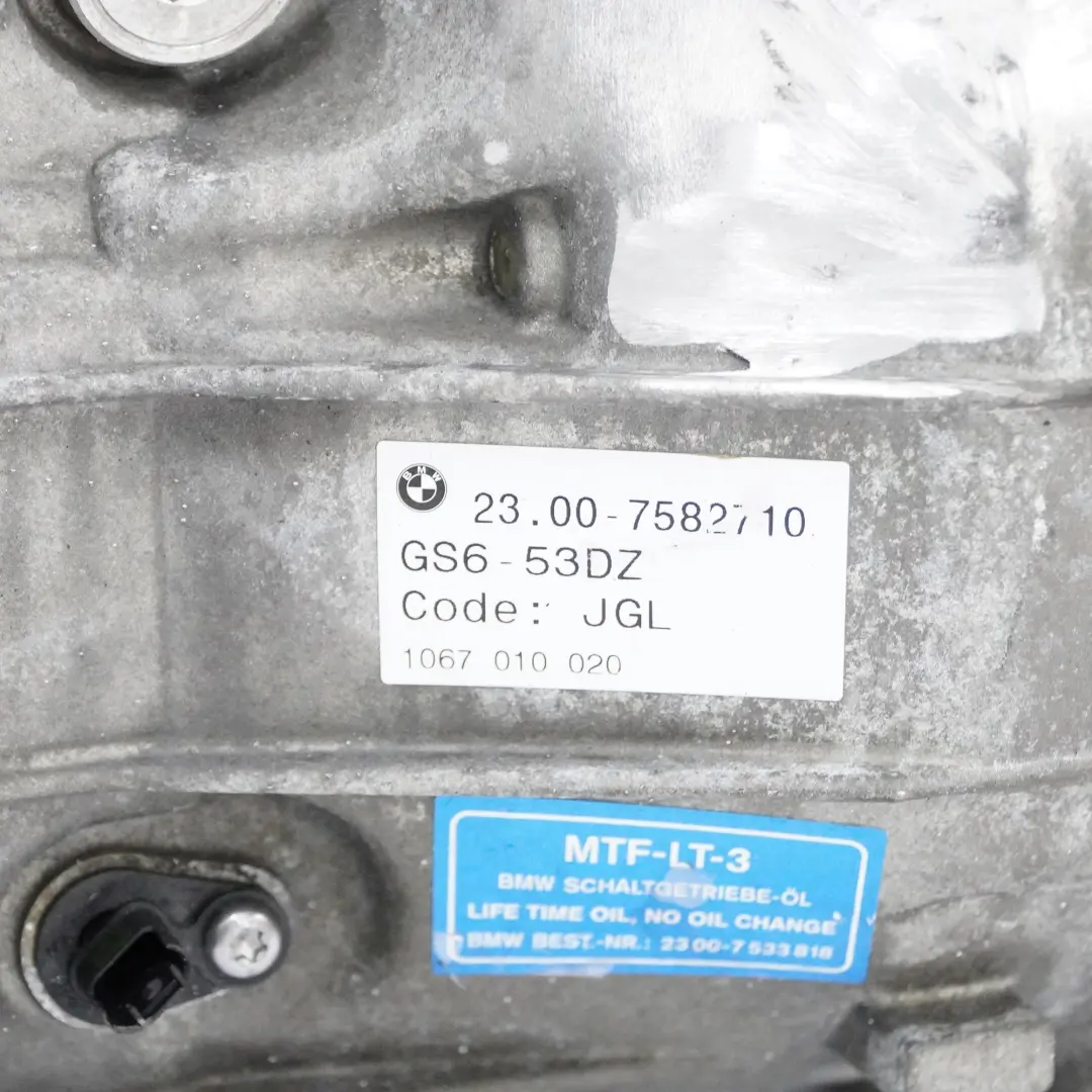 N57 Cambio Manuale GS6-53DZ G020 GARANZIA per BMW E90 E91 LCI E92 325d 330d con numero di parte 7582710 BMW E90 E91 LCI E92 325d 330d N57 Cambio Manuale GS6-53DZ G020 GARANZIA - SKU 7582711-1 - Numero di parte 7582710