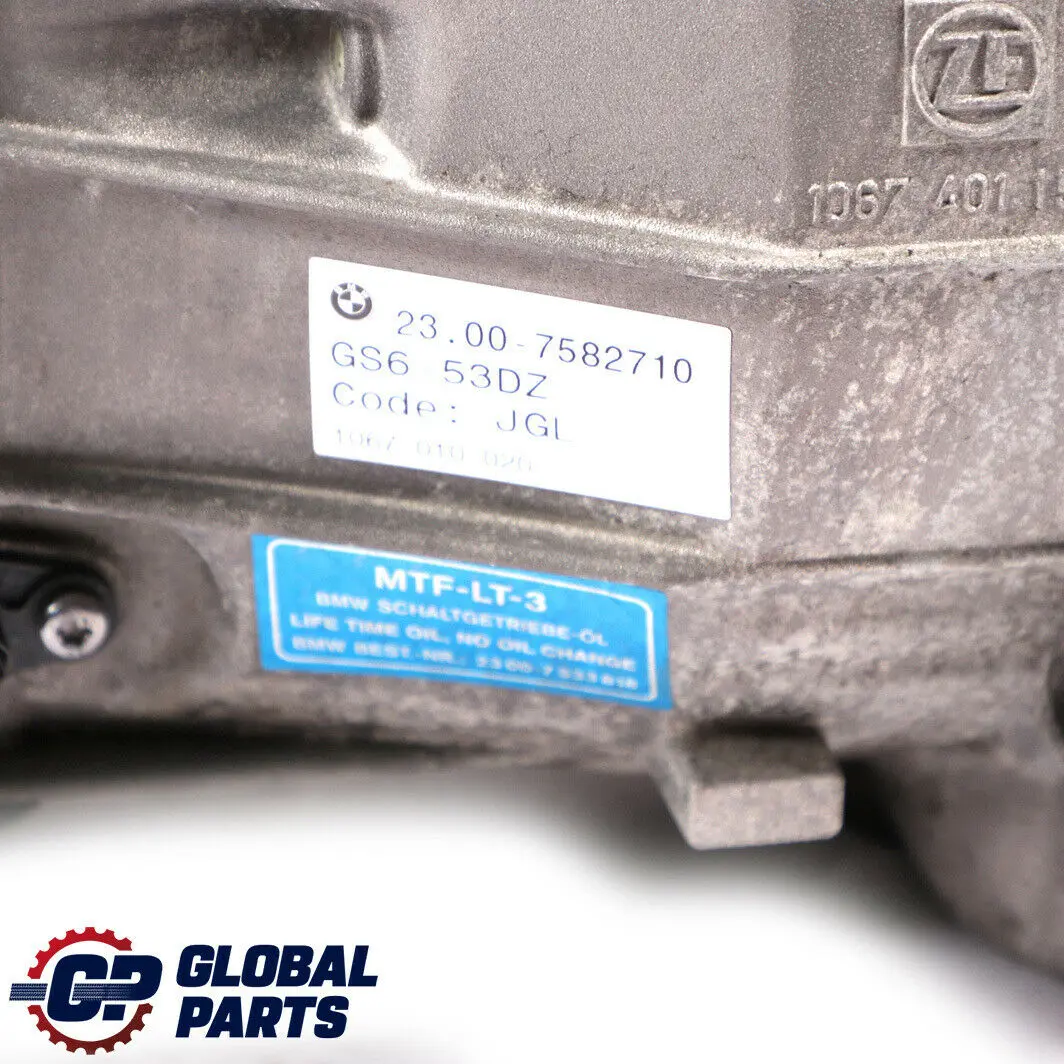 N57 Manual Gearbox GS6-53DZ G020 WARRANTY to BMW E90 E91 LCI E92 325d 330d with Part number 7582710 BMW E90 E91 LCI E92 325d 330d N57 Manual Gearbox GS6-53DZ G020 WARRANTY - SKU 7582711 - Part number 7582710