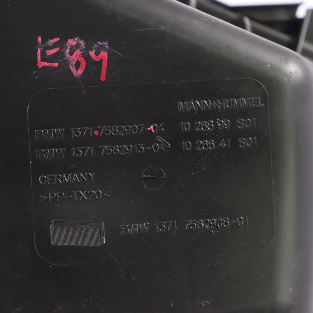 Caja de filtro aire BMW Z4 E89 23i 30i N52N Airbox Silenciador admisión para con número de pieza 7582907 Caja de filtro aire BMW Z4 E89 23i 30i N52N Airbox Silenciador admisión - SKU 7582907 - Número de pieza 7582907