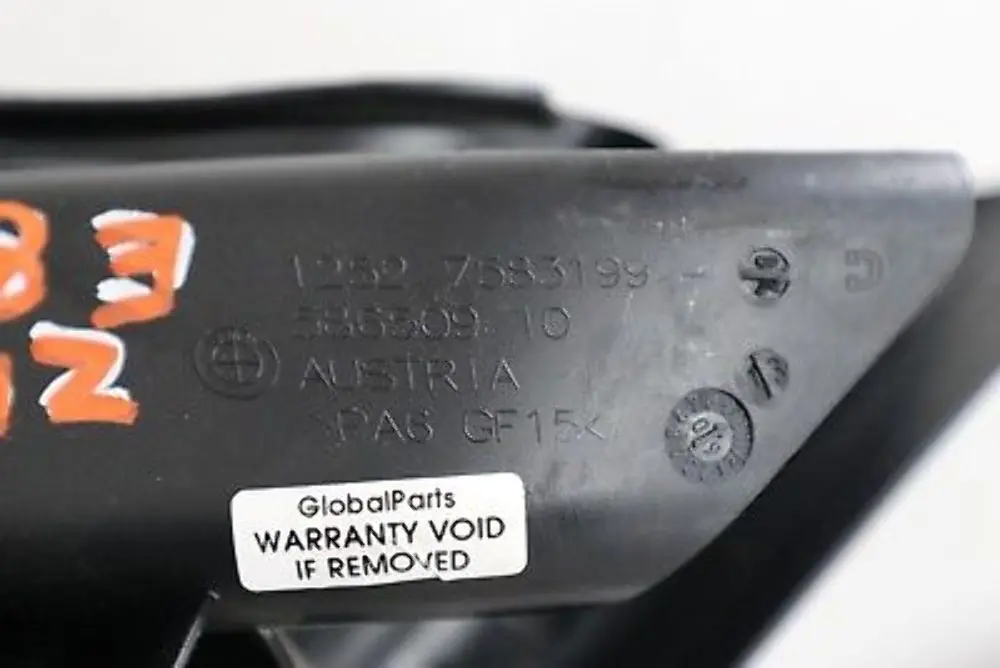 Serii Z4 E89 Prowadzenie przewodu dolne do BMW o numerze 7583199 BMW Serii Z4 E89 Prowadzenie przewodu dolne - SKU 7583199 - Numer Części 7583199