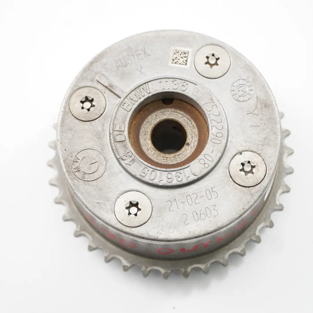 BMW E60 E87 E90 F20 F30 Benzin Motor Nockenwelle Auslauf Verstellungrad 7522290 - SKU 7583208-1 - Teilenummer 7583208