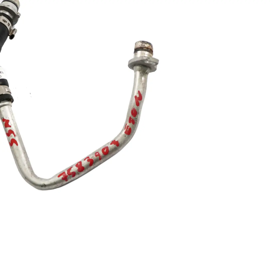 N55 Motore Turbo Charger Olio raffreddamento Tubo per BMW E90 LCI F20 F30 con numero di parte 7583903 BMW E90 LCI F20 F30 N55 Motore Turbo Charger Olio raffreddamento Tubo - SKU 7583903 - Numero di parte 7583903