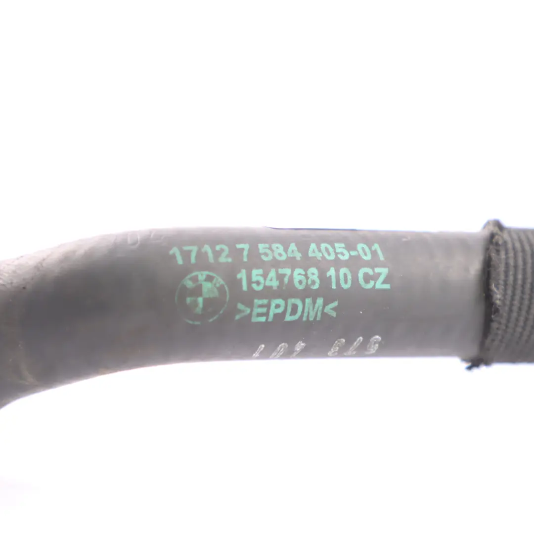 Coolant Hose BMW F10 N63 Expansion Tank To Air Charge Intercooler Line to with Part number 7584405 Coolant Hose BMW F10 N63 Expansion Tank To Air Charge Intercooler Line - SKU 7584405 - Part number 7584405