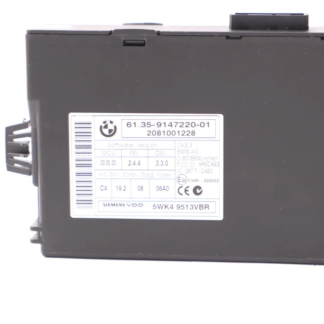 N45N ECU Kit DME + CAS3 + Key Automatic to BMW E87 LCI E90 116i 316i 1.6 with Part number 7585249 BMW E87 LCI E90 116i 316i 1.6 N45N ECU Kit DME + CAS3 + Key Automatic - SKU 7585249-1 - Part number 7585249