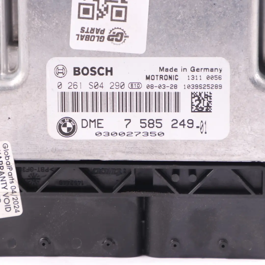 115HP N45N Engine Unit ECU DME Automatic to BMW E81 E87 LCI 116i E90 316i with Part number 7585249 BMW E81 E87 LCI 116i E90 316i 115HP N45N Engine Unit ECU DME Automatic - SKU 7585249 - Part number 7585249
