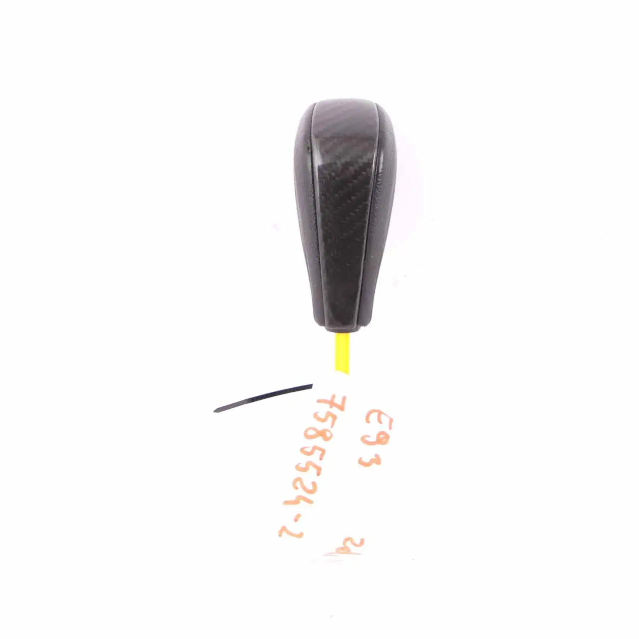 BMW E92 E93 Palanca Selectora Pomo Cambio Aspecto Carbono
