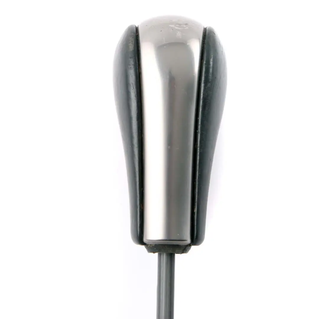 Leather Ring Gear Shift Knob Lever Handle Chrome to BMW 5 6 Series E60 E61 E63 E64 with Part number 7585790 BMW 5 6 Series E60 E61 E63 E64 Leather Ring Gear Shift Knob Lever Handle Chrome - SKU 7585790-1 - Part number 7585790