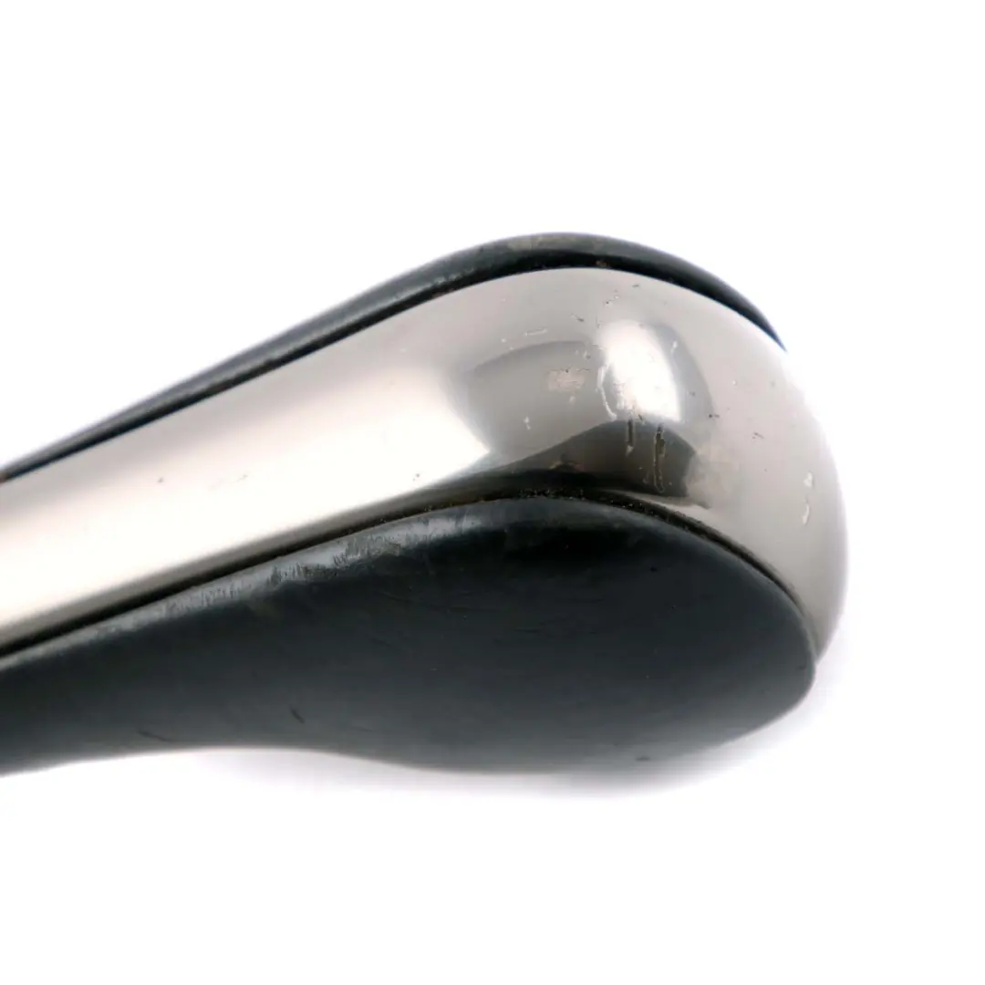 Leather Ring Gear Shift Knob Lever Handle Chrome to BMW 5 6 Series E60 E61 E63 E64 with Part number 7585790 BMW 5 6 Series E60 E61 E63 E64 Leather Ring Gear Shift Knob Lever Handle Chrome - SKU 7585790-1 - Part number 7585790