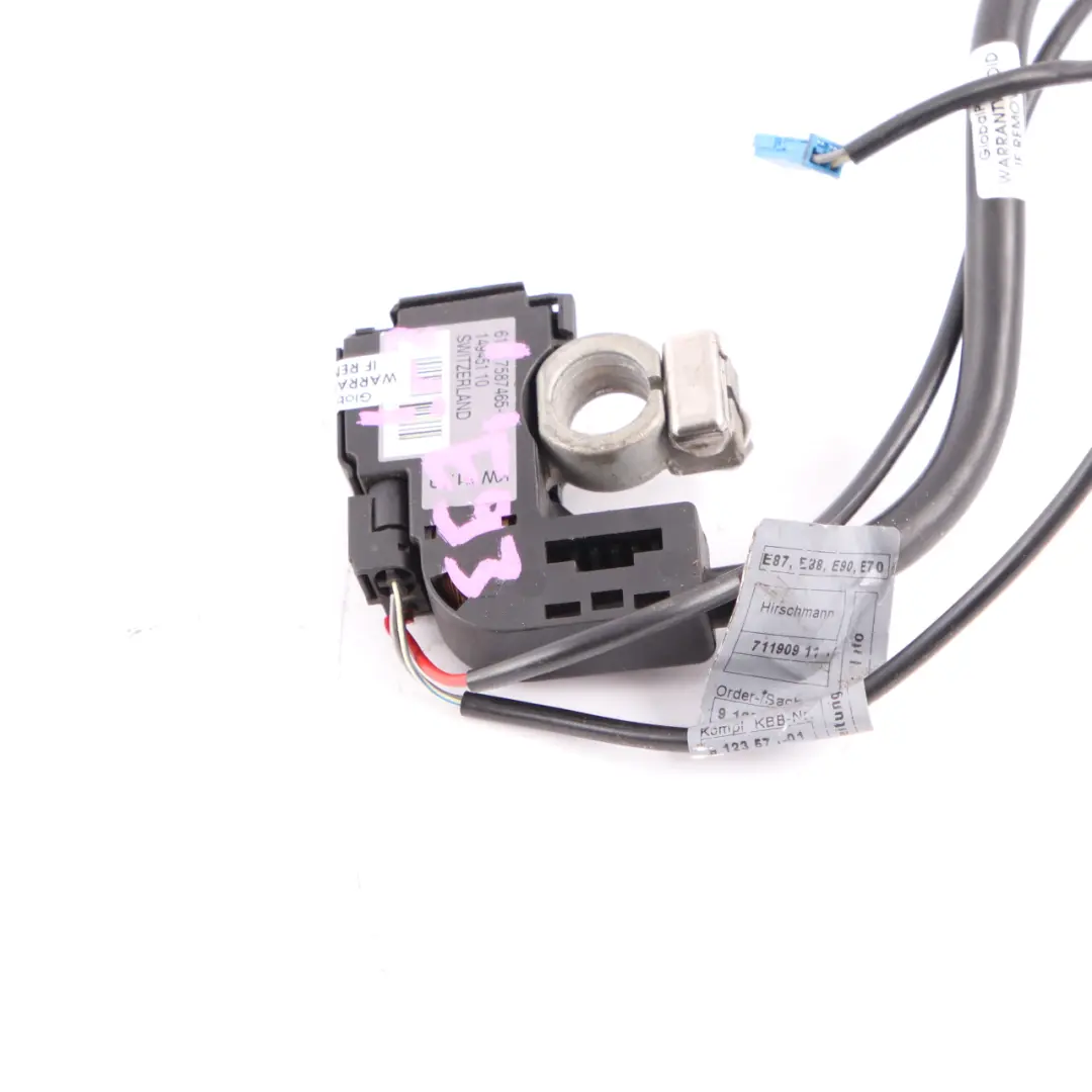 Câble IBS Câble Négatif Batterie Faisceau Câbles Unité Commande pour BMW E93 à propos du numéro de pièce 7587465 BMW E93 Câble IBS Câble Négatif Batterie Faisceau Câbles Unité Commande - SKU 7587465 - Numéro de pièce 7587465