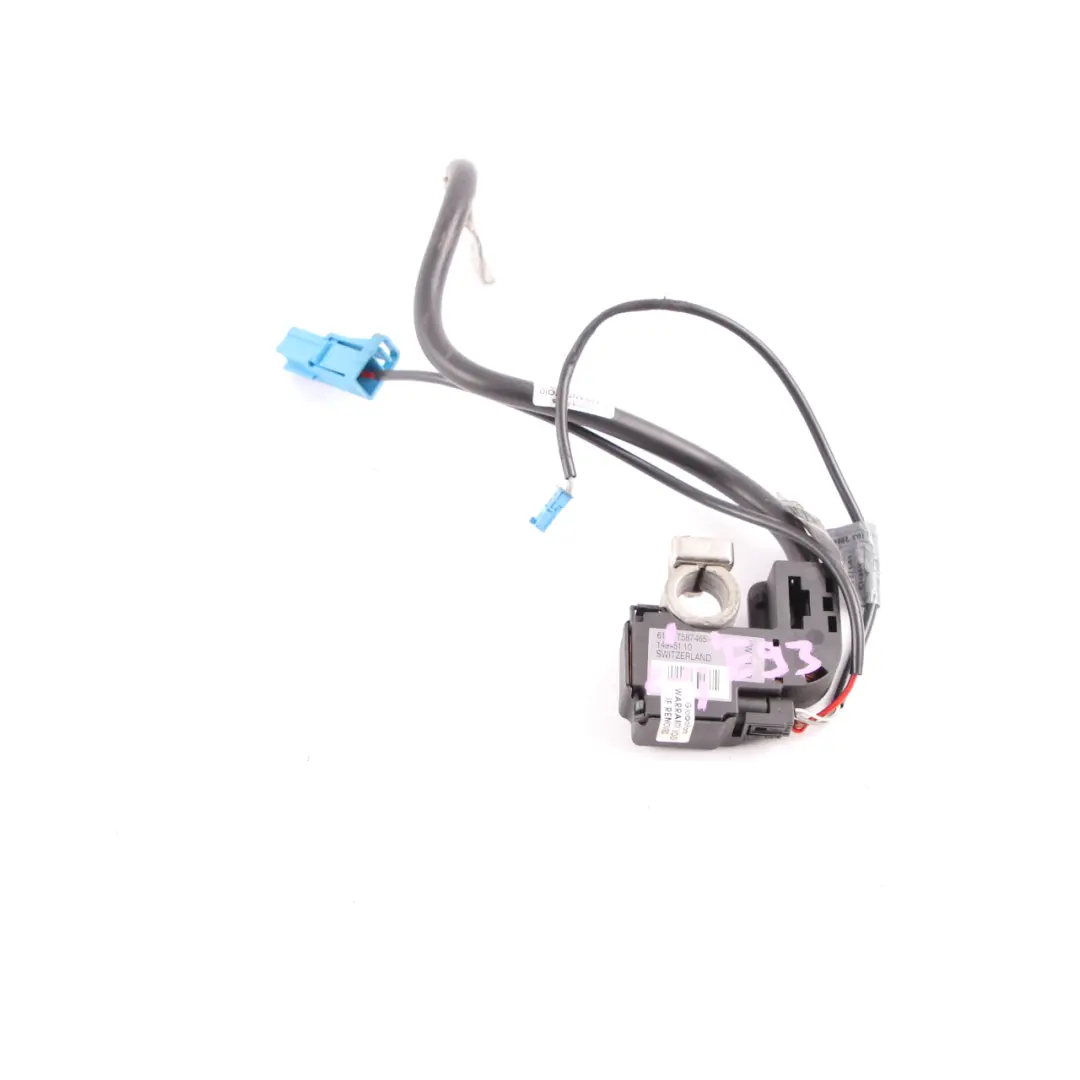 BMW E93 Câble IBS Câble Négatif Batterie Faisceau Câbles Unité Commande - SKU 7587465 - Numéro de pièce 7587465