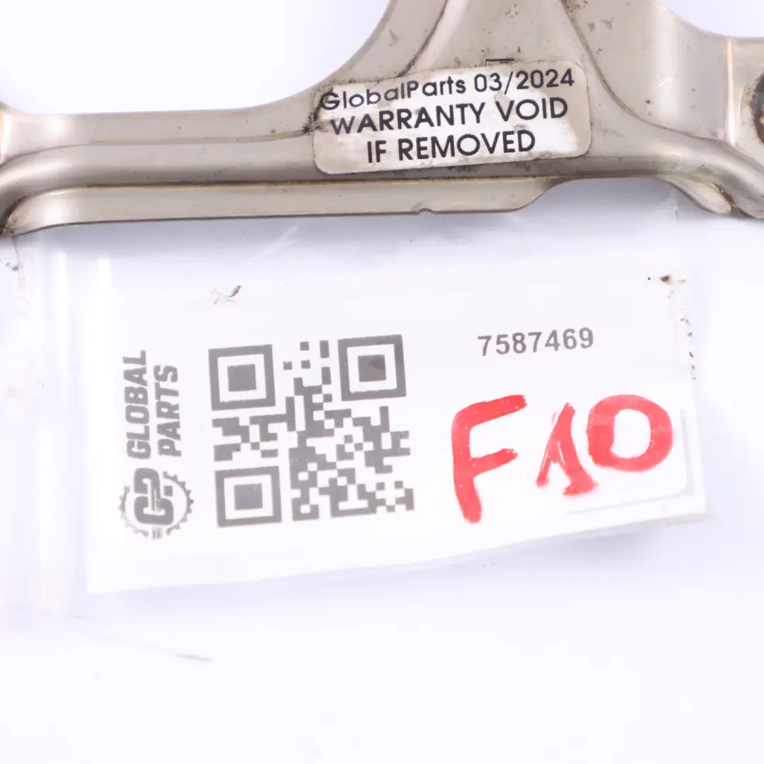 Barra de deslizamiento BMW F10 F13 E71Petrol N63 Soporte del colector de escape - SKU 7587469 - Número de pieza 7587469