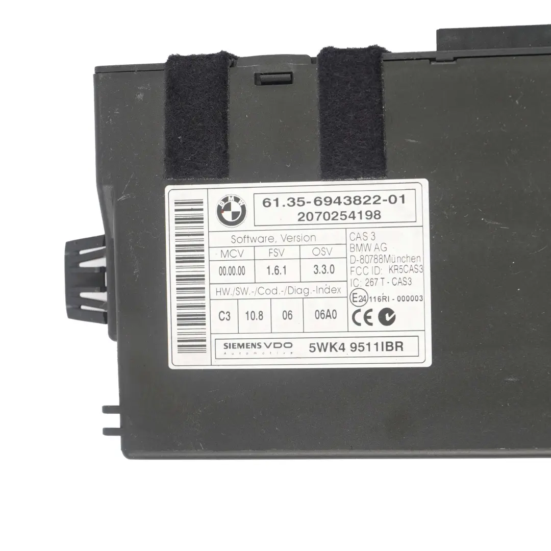 Mini Cooper S R55 R56 N14 1.6 174HP ECU Kit DME CAS3 Key Manual - SKU 7587548-1 - Numéro de pièce 7587548