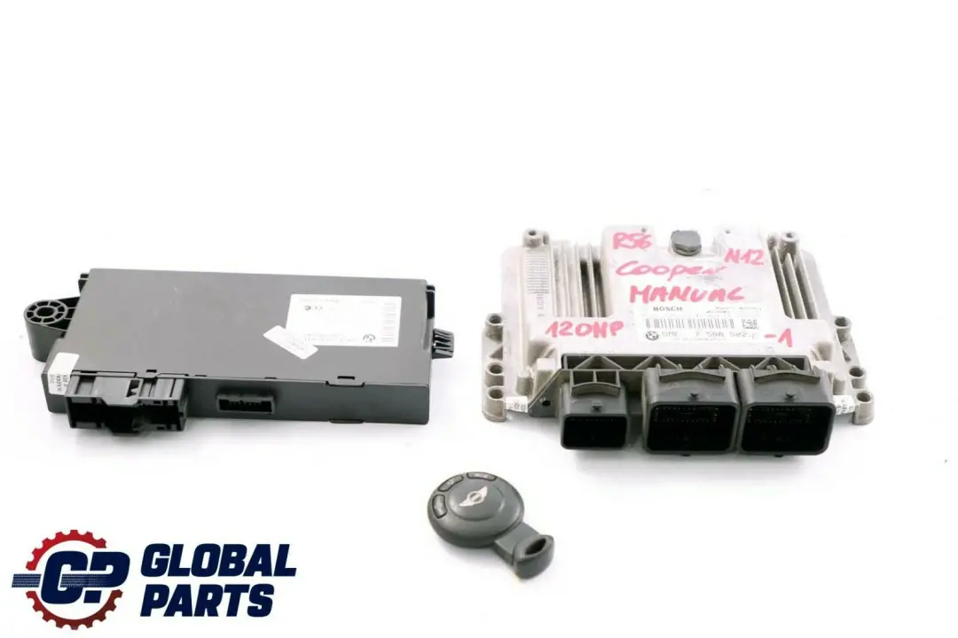 MINI Cooper R55 R56 N12 1.6 ECU Kit Steuergerät DME + CAS3 Schlüssel - SKU 7588502-1 - Teilenummer 7588502