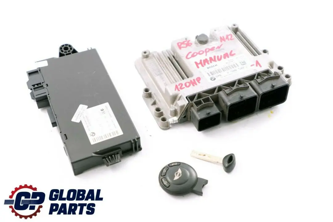 ECU Kit DME CAS3 Key BMW Mini Cooper R55 R56 N12 1.6 Petrol Engine - SKU 7588502-1 - Part number 7588502