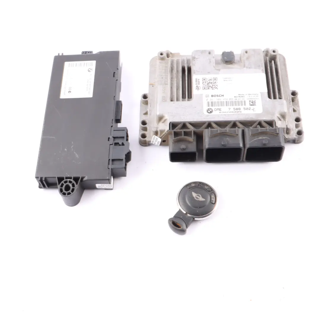 120HP Engine ECU Kit DME CAS3 Key Automatic to Mini Cooper R55 R56 N12 1.6 with Part number 7588502 Mini Cooper R55 R56 N12 1.6 120HP Engine ECU Kit DME CAS3 Key Automatic - SKU 7588502-7 - Part number 7588502