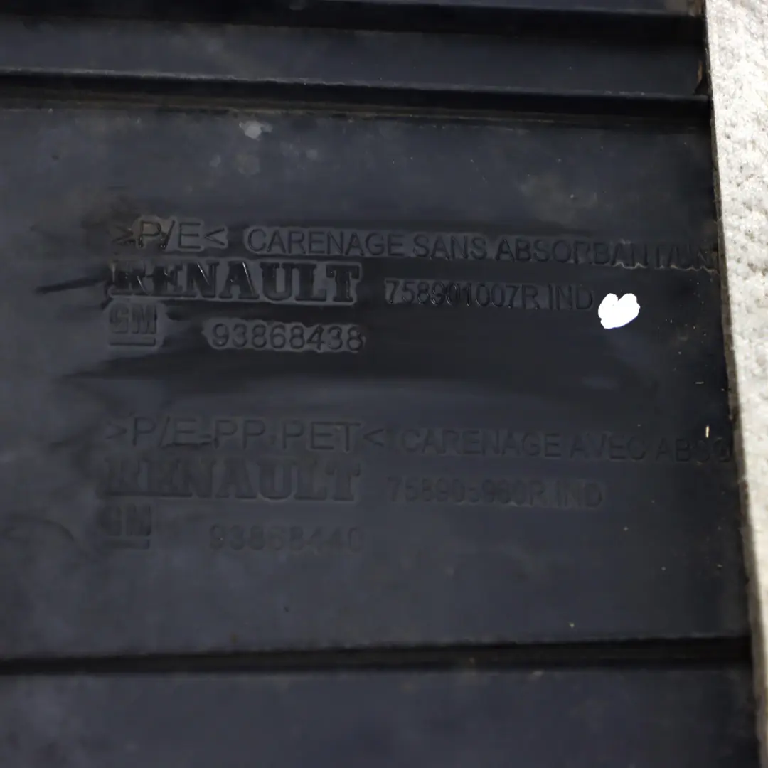 Undertray Sound Insulation Cover Panel to Renault Master III Engine with Part number 758901007R Renault Master III Engine Undertray Sound Insulation Cover Panel - SKU 758901007R - Part number 758901007R