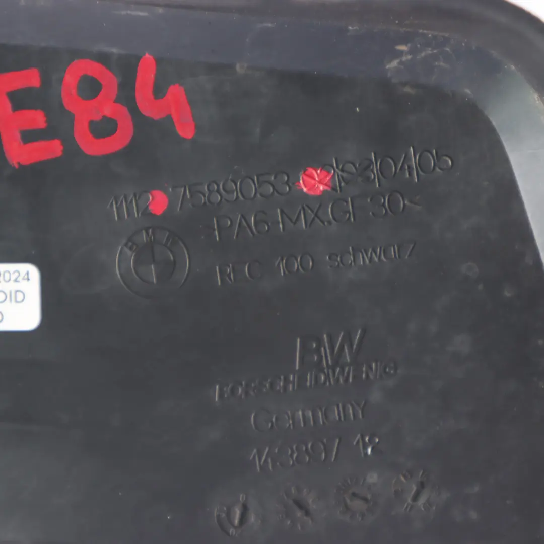 BMW X1 E84 N20 Gasolina Tapa Motor Panel Acústico - SKU 7589053 - Número de pieza 7589053