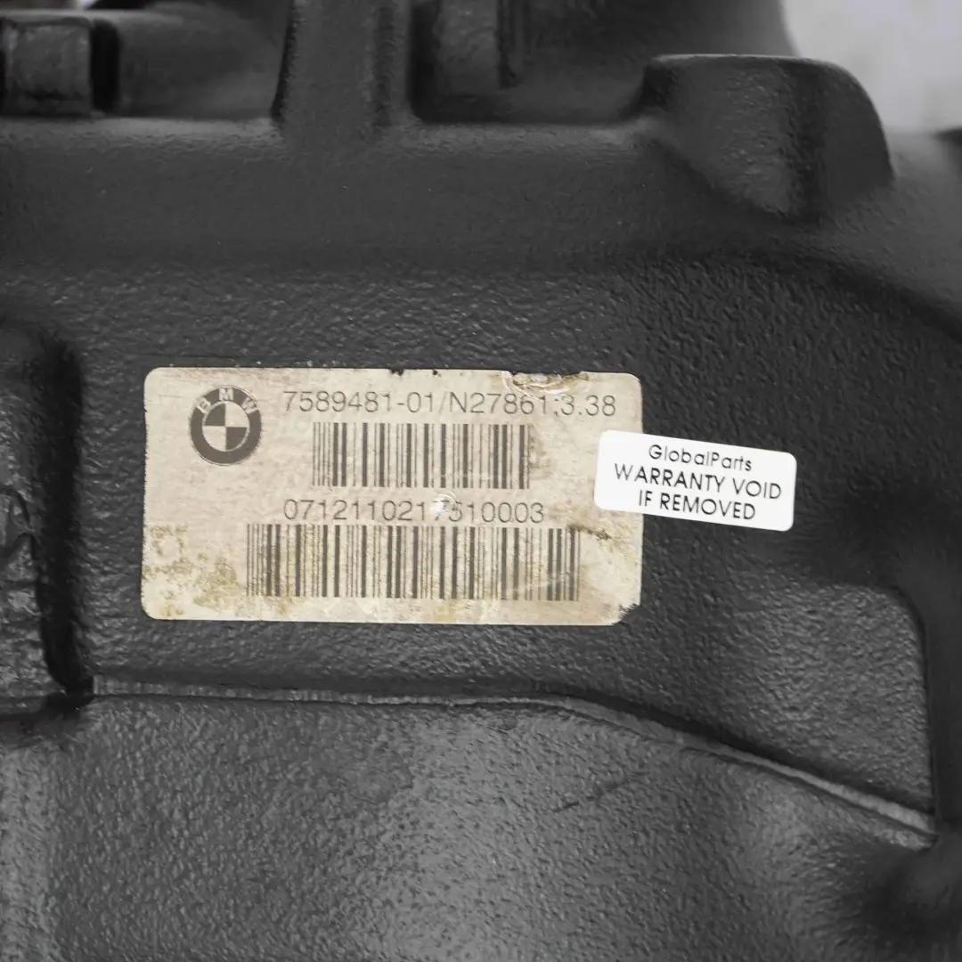 Hinterachsgetriebe Differenzial Diff 3,38 GARANTIE für BMW F21 F30 F31 F32 mit Teilenummer 7589481 BMW F21 F30 F31 F32 Hinterachsgetriebe Differenzial Diff 3,38 GARANTIE - SKU 7589481 - Teilenummer 7589481