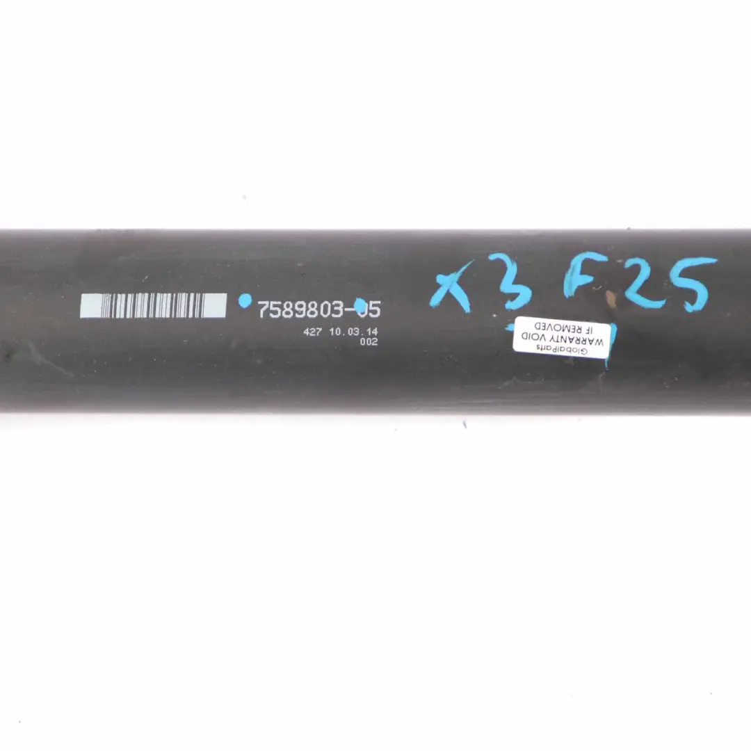 BMW X3 F25 30dX 35dX N57N N57Z Albero di trasmissione xDrive posteriore - SKU 7589803 - Numero di parte 7589803