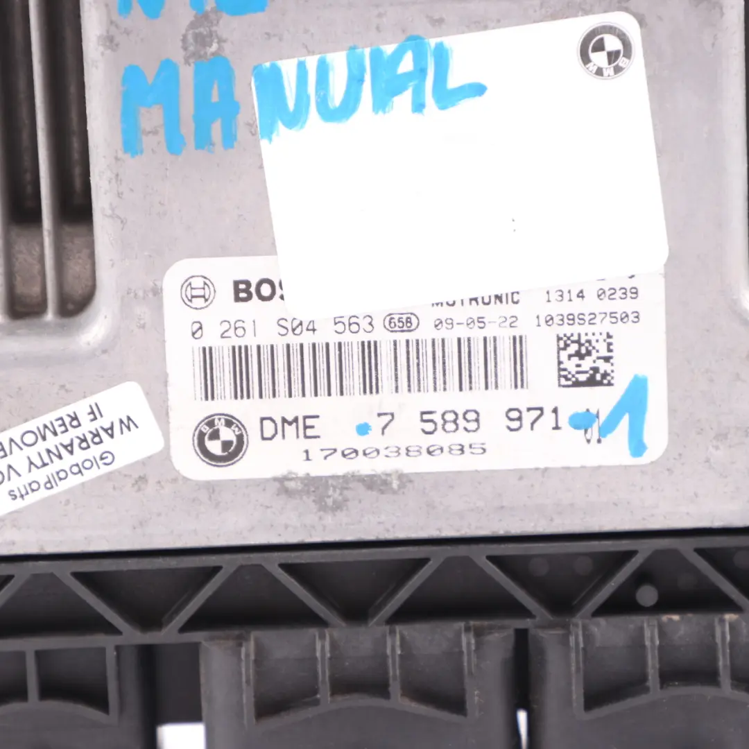 Mini Cooper R55 R56 R57 N12 1.6 120HP ECU Kit DME + CAS3 + Keys Manual - SKU 7589971-14 - Part number 7589971
