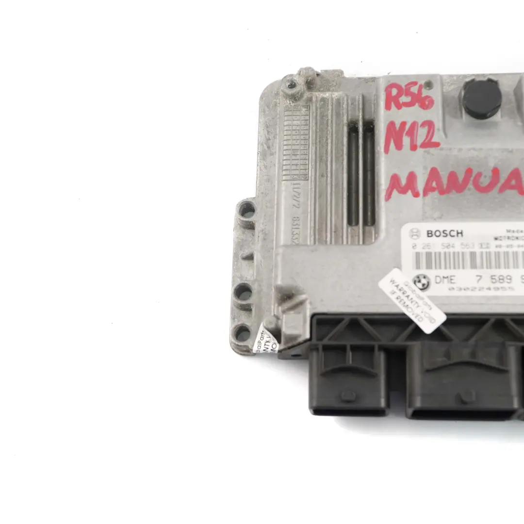 95HP ECU Unidad De Control Del Motor DME para Mini One R55 R56 N12 1.4 con número de pieza 7589971 Mini One R55 R56 N12 1.4 95HP ECU Unidad De Control Del Motor DME - SKU 7589971-1 - Número de pieza 7589971