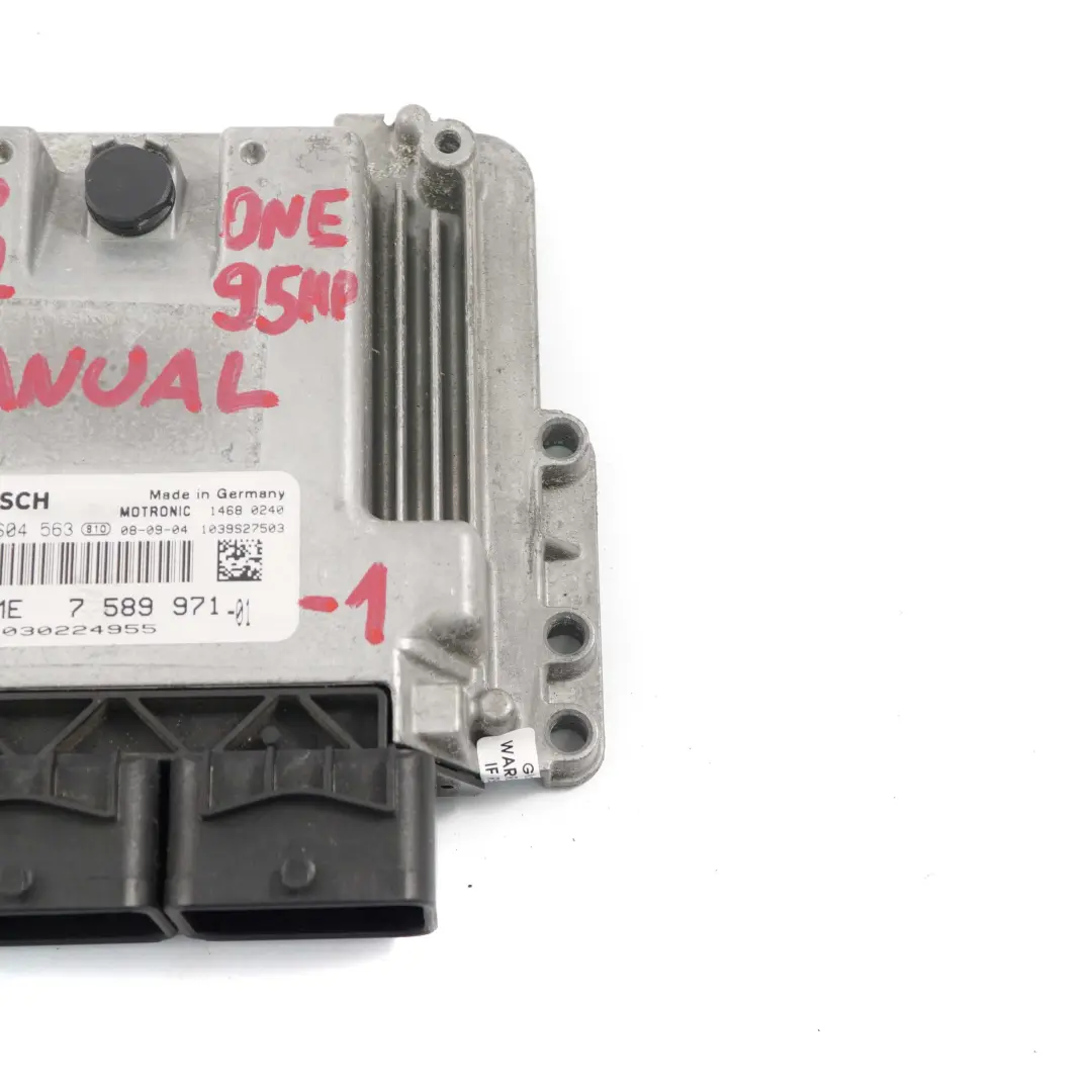 Mini One R55 R56 N12 1.4 95PS Moteur ecu Commande Dme Boite de Vitesse - SKU 7589971-1 - Numéro de pièce 7589971