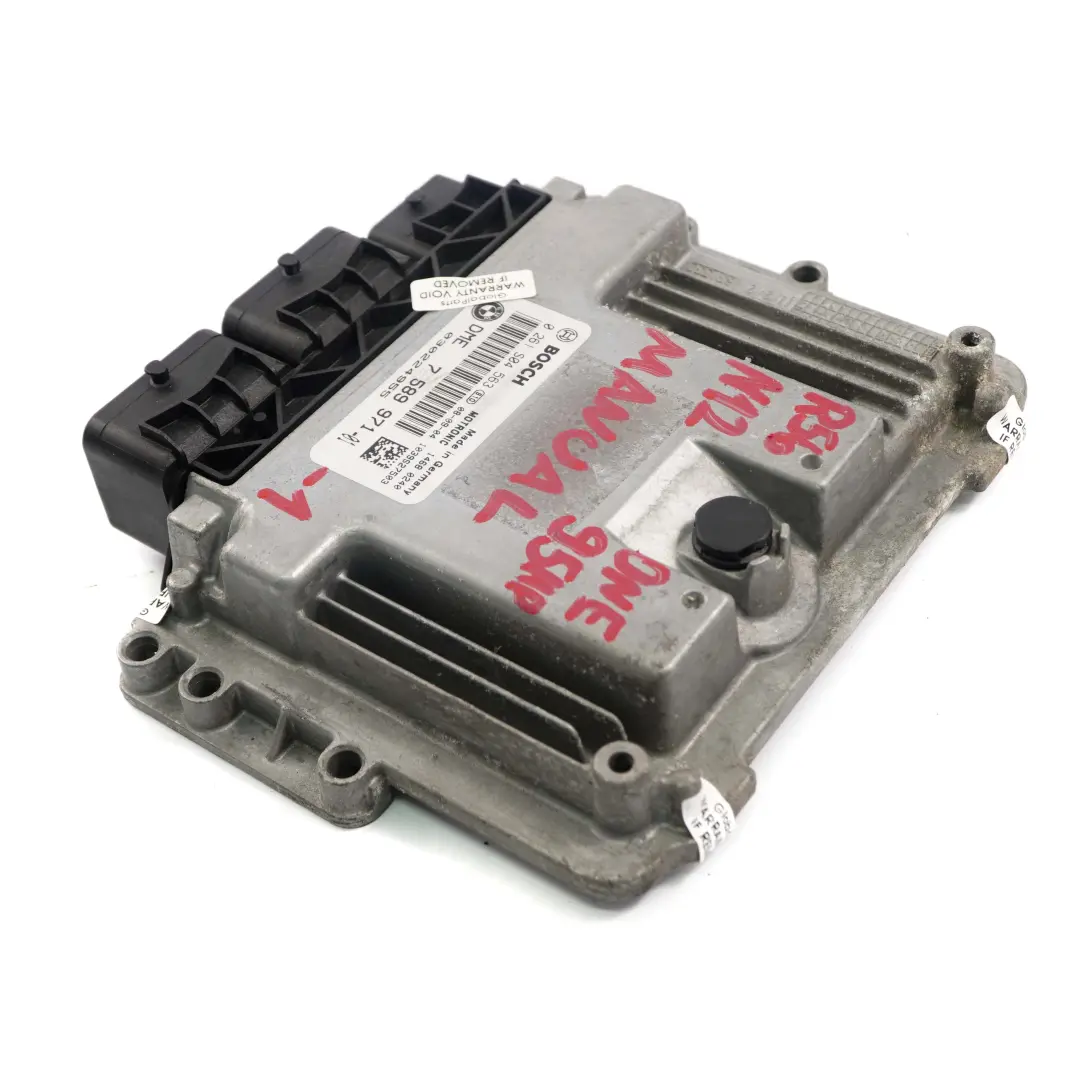 95PS Moteur ecu Commande Dme Boite de Vitesse pour Mini One R55 R56 N12 1.4 à propos du numéro de pièce 7589971 Mini One R55 R56 N12 1.4 95PS Moteur ecu Commande Dme Boite de Vitesse - SKU 7589971-1 - Numéro de pièce 7589971