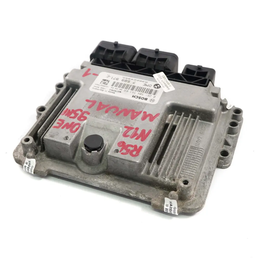 Mini One R55 R56 N12 1.4 95PS Motor ECU Steuergerät DME Schaltgetriebe - SKU 7589971-1 - Teilenummer 7589971